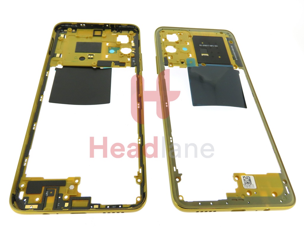 Xiaomi Poco M4 Pro 5G Middle Cover / Chassis - Yellow