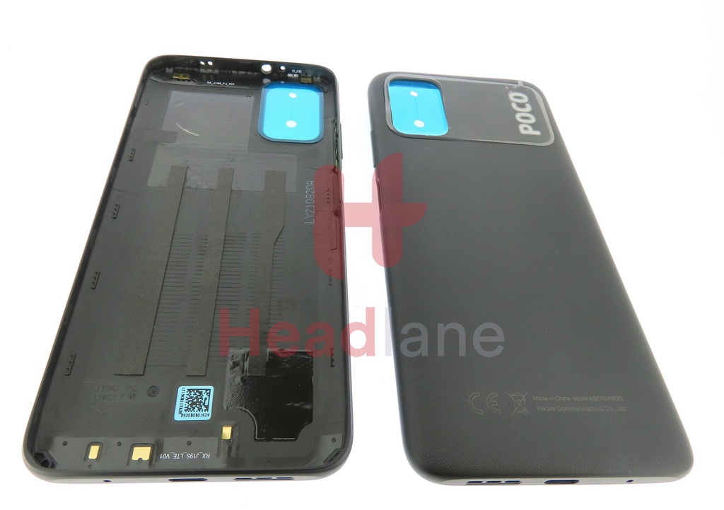 Xiaomi Poco M3 Back / Battery Cover - Tarnish / Black