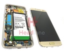 Samsung SM-G935F Galaxy S7 Edge LCD Display / Screen + Touch + Battery - Gold