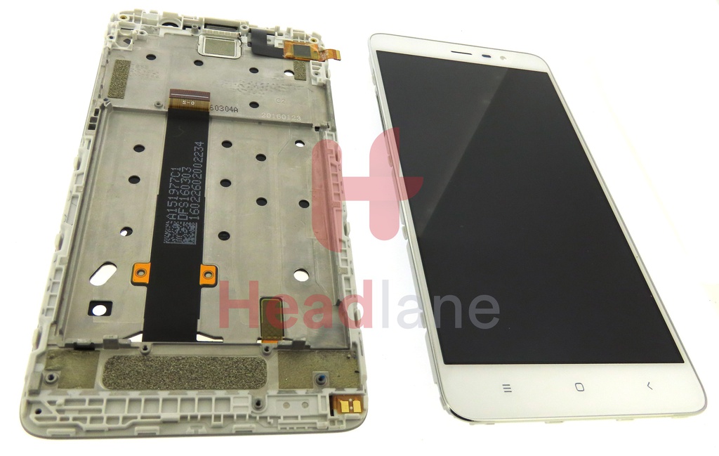 Xiaomi Redmi Note 3 LCD Display / Screen + Touch - Silver