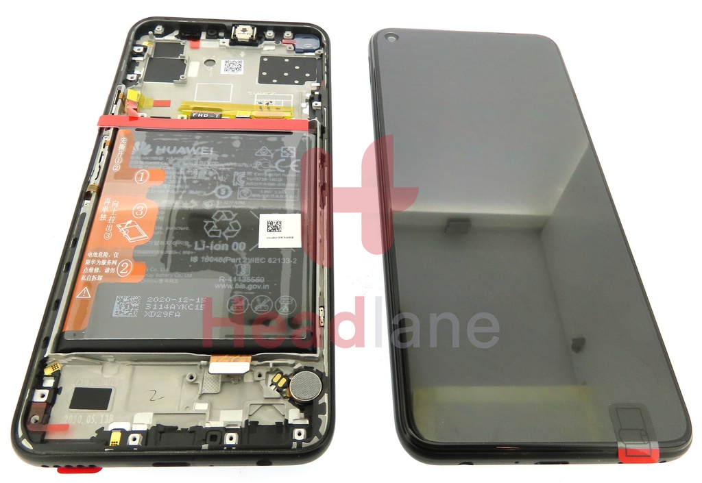 Huawei Honor 30S LCD Display / Screen + Touch + Battery Assembly - Black