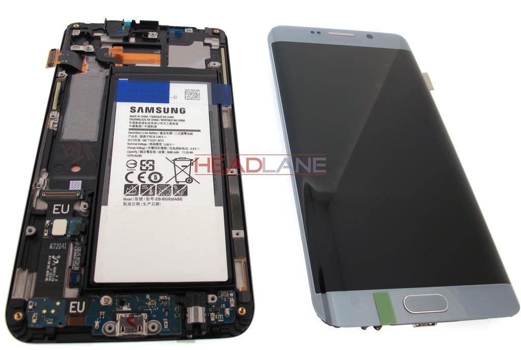 Samsung SM-G928F Galaxy S6 Edge+ LCD / Touch + Batt - Silver