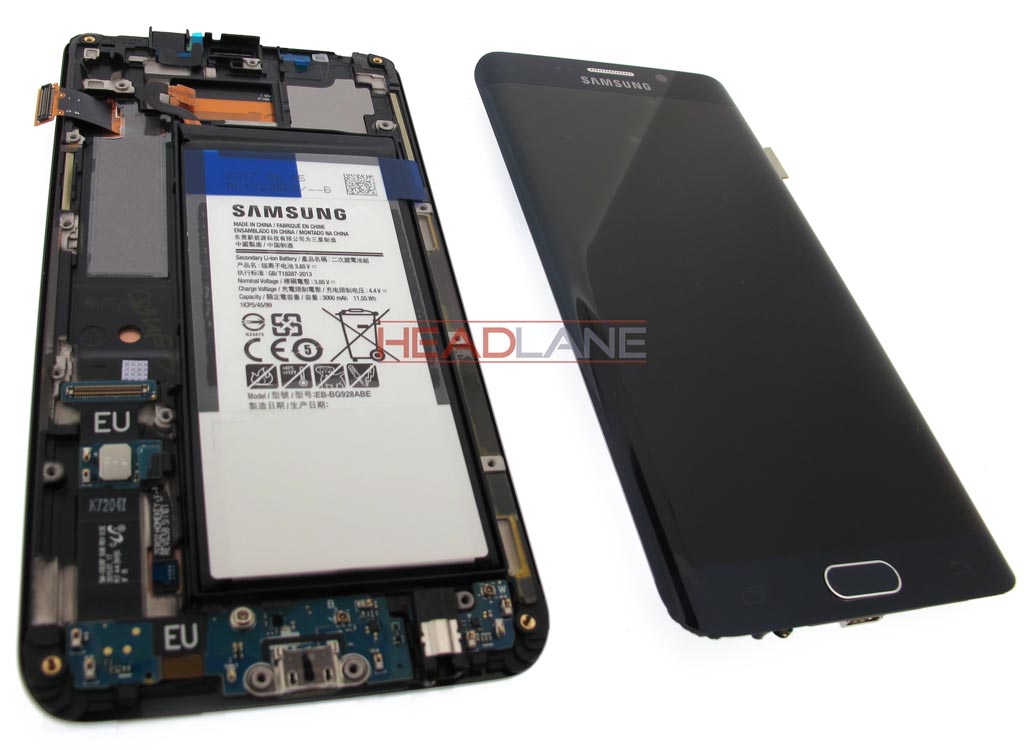 Samsung SM-G928F Galaxy S6 Edge+ LCD / Touch + Batt - Black