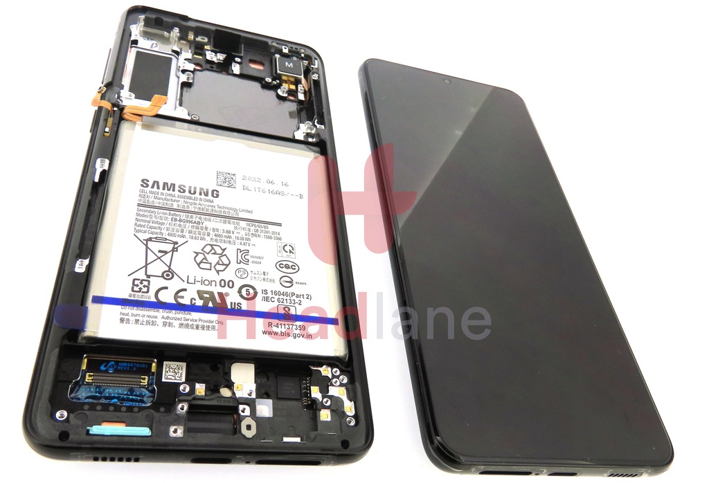 Samsung SM-G996 Galaxy S21+ 5G LCD Display / Screen + Touch + Battery - Phantom Black (No Camera)