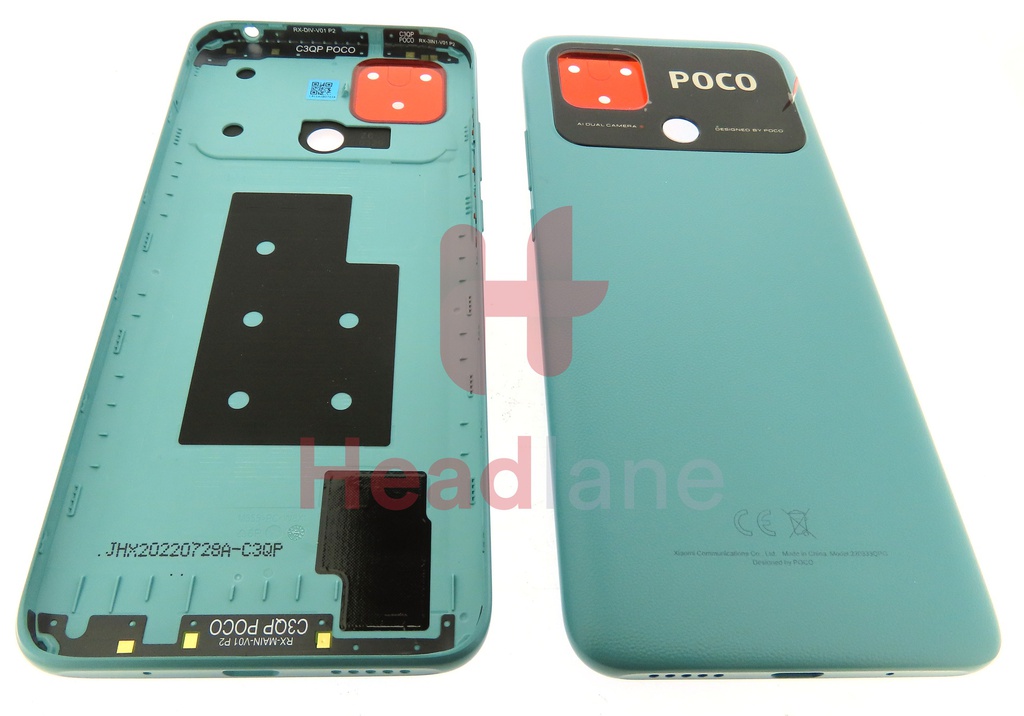 Xiaomi Poco C40 Back / Battery Cover - Green