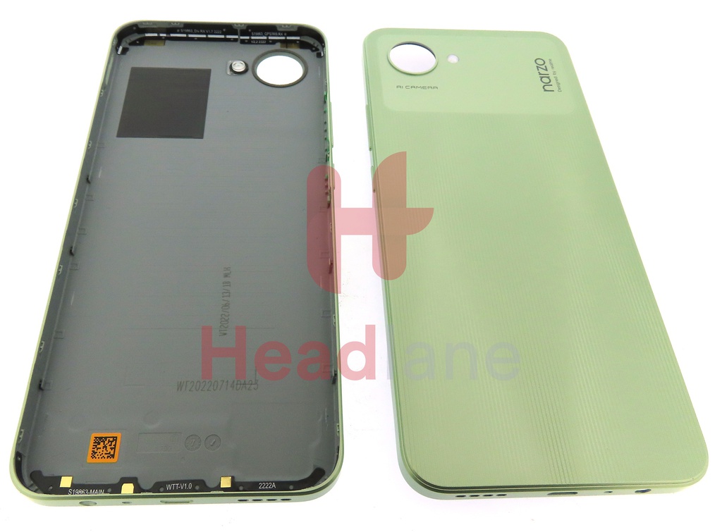 Realme RMX3506 Narzo 50i Prime Back / Battery Cover - Green