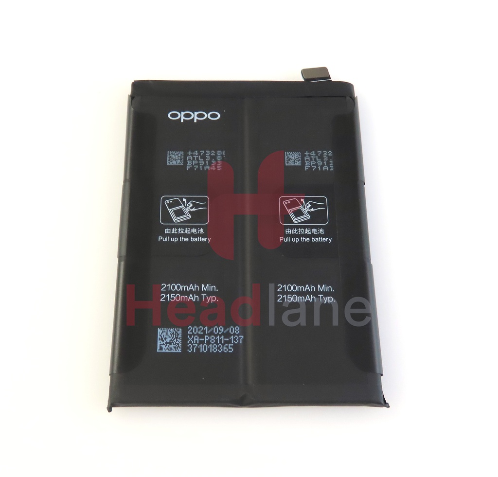 Oppo CPH2145 Find X3 Lite BLP811 Battery