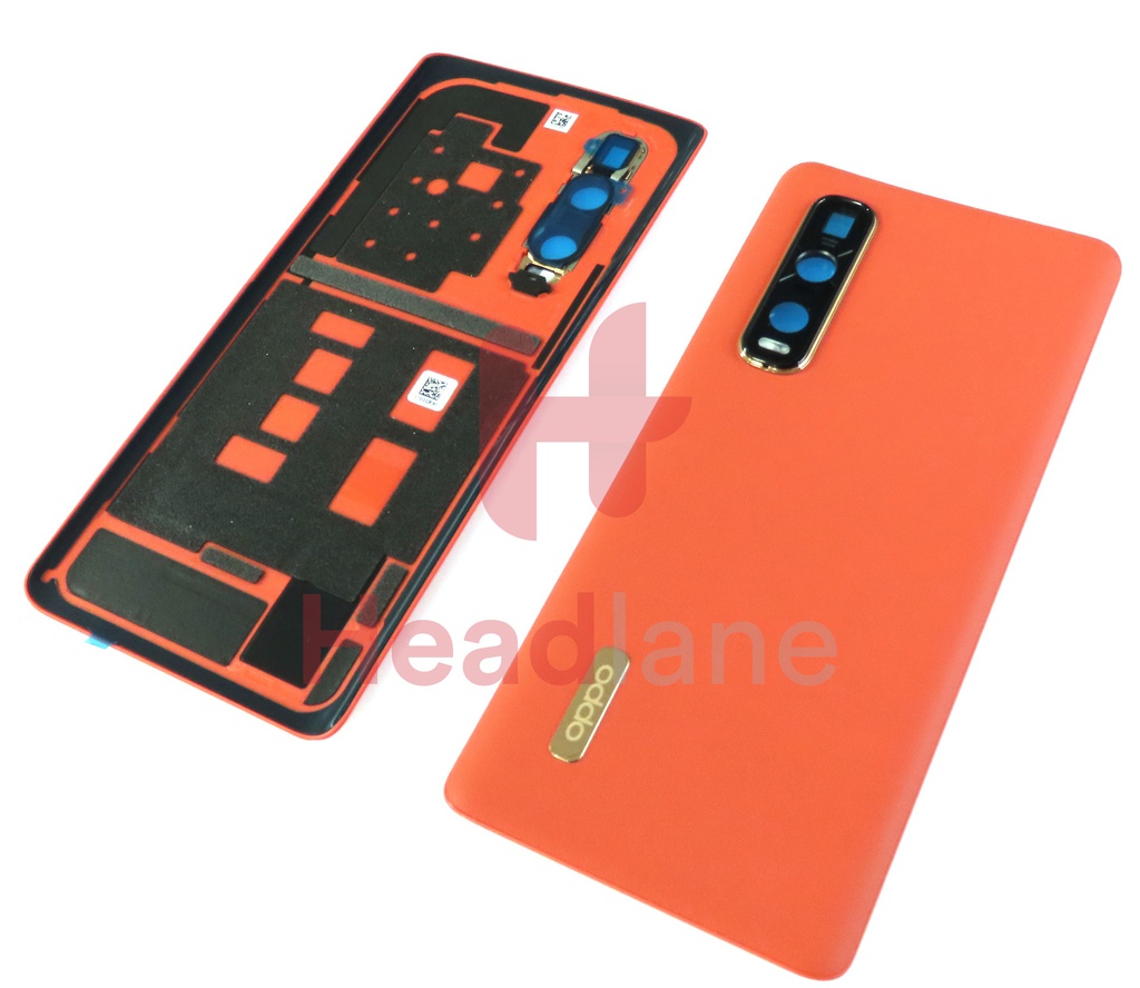 Oppo CPH2025 Find X2 Pro Back / Battery Cover - Orange