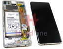 Samsung SM-G973 Galaxy S10 LCD Display / Screen + Touch + Battery - Prism White