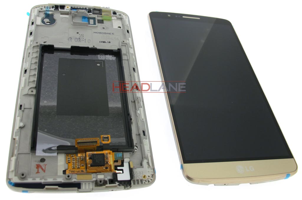 LG D855 G3 LCD Display / Touch Screen - Gold Black