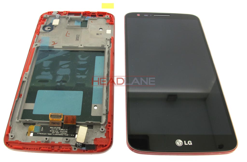 LG D802 G2 LCD / Touch - Red