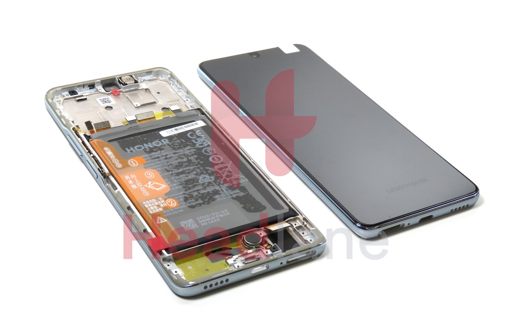 Honor Magic4 Lite / X9 5G LCD Display / Screen + Touch + Battery Assembly - Silver