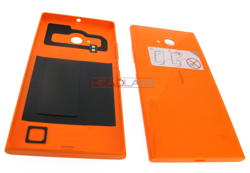 Nokia Lumia 735 Battery Cover - Bright Orange