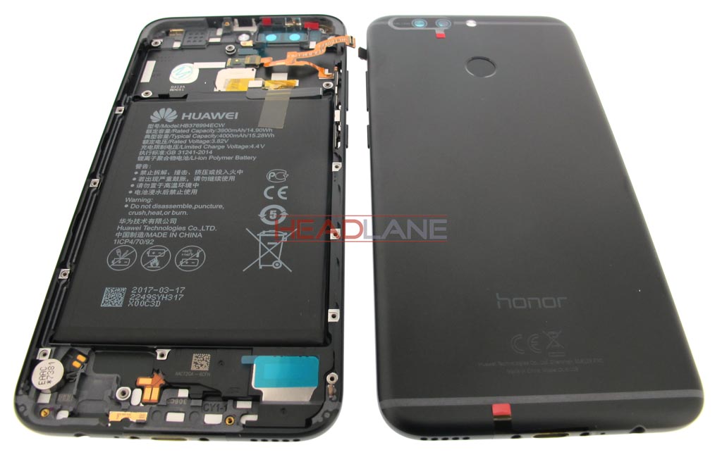Huawei Honor 8 Pro Battery Cover - Midnight Black