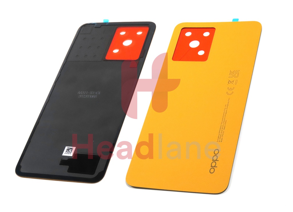 Oppo CPH2363 Reno7 Back / Battery Cover - Yellow