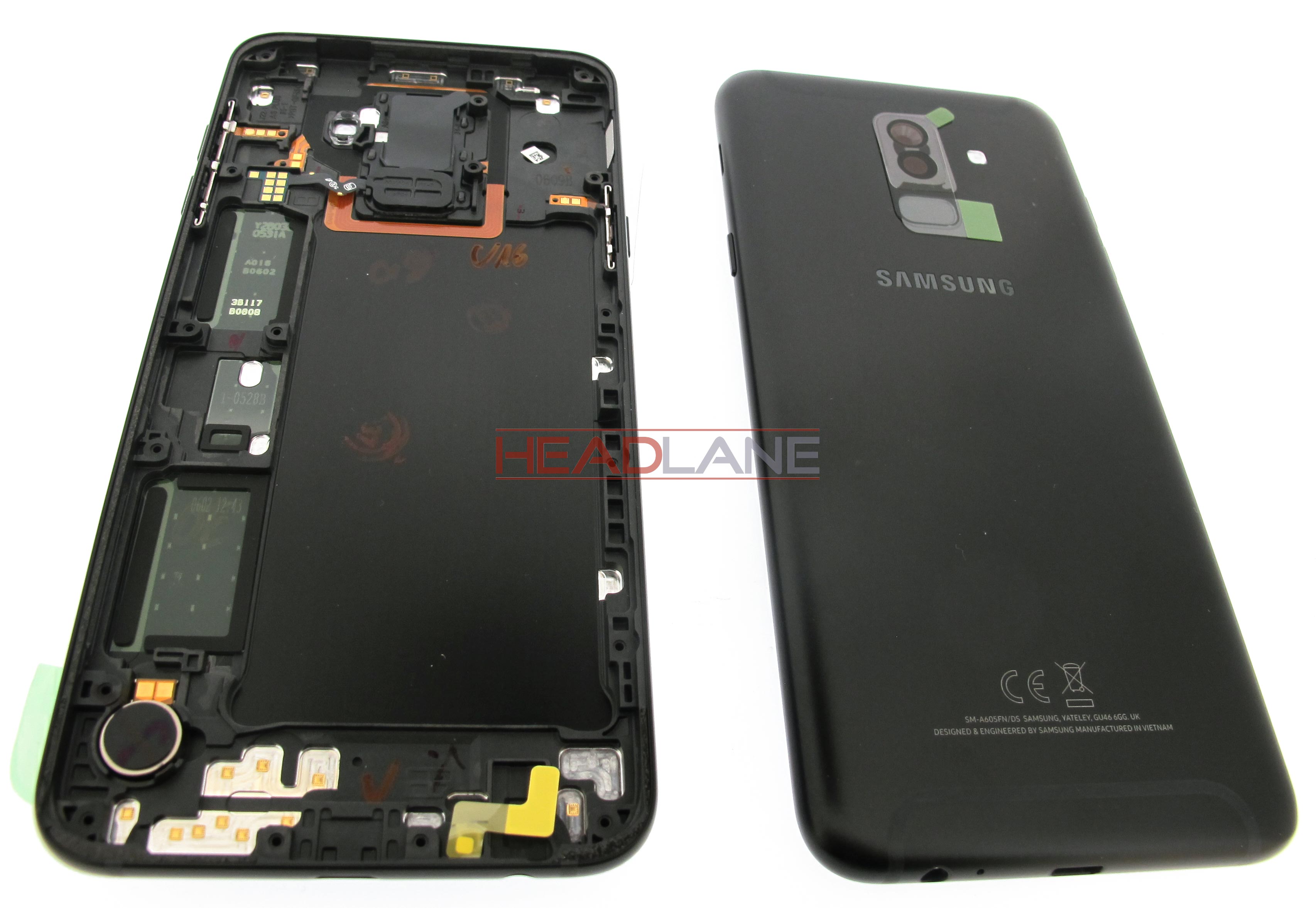 Samsung SM-A605 Galaxy A6+ (2018) Battery Cover - Black