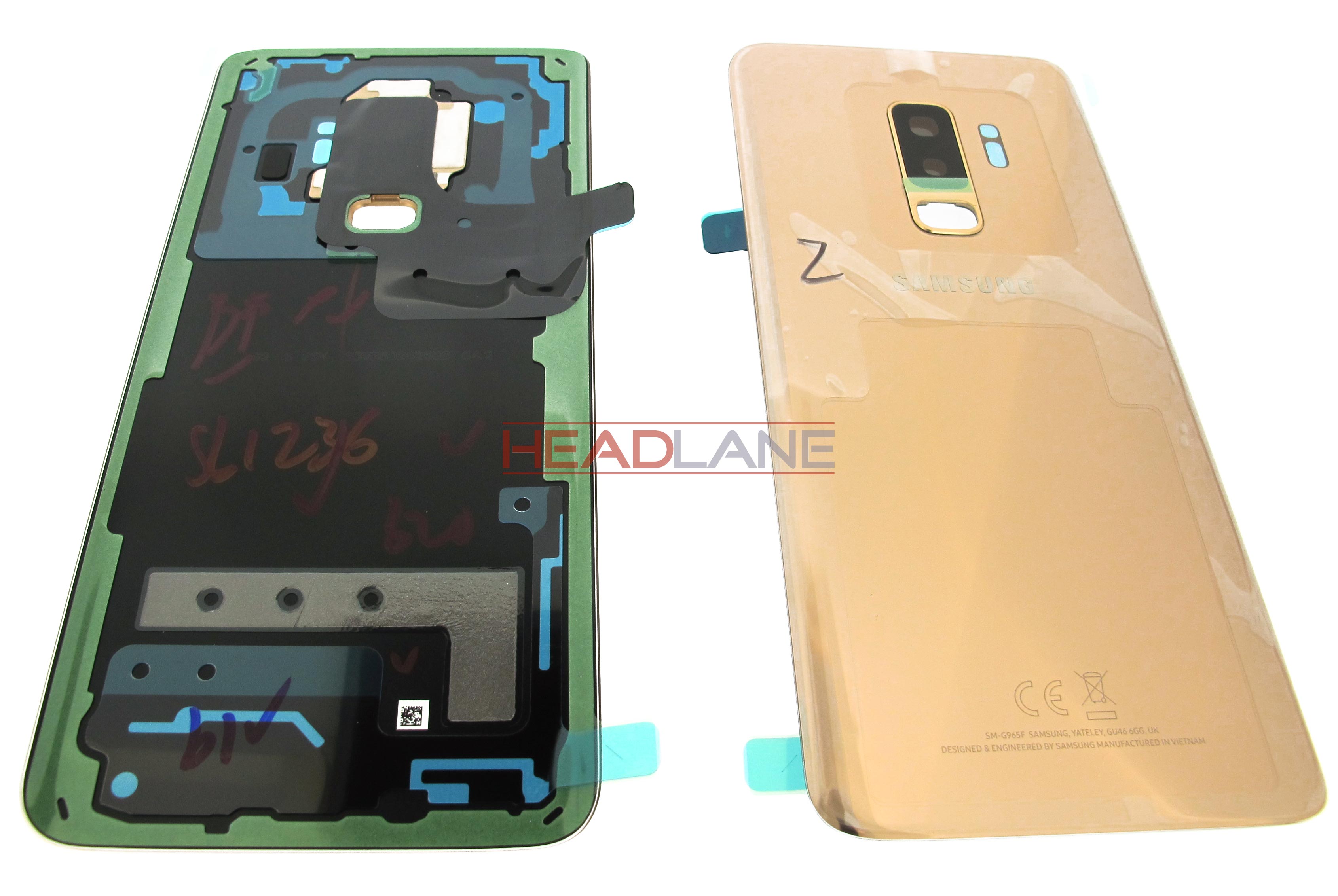 Samsung SM-G965F Galaxy S9+ Single SIM Battery Cover - Gold