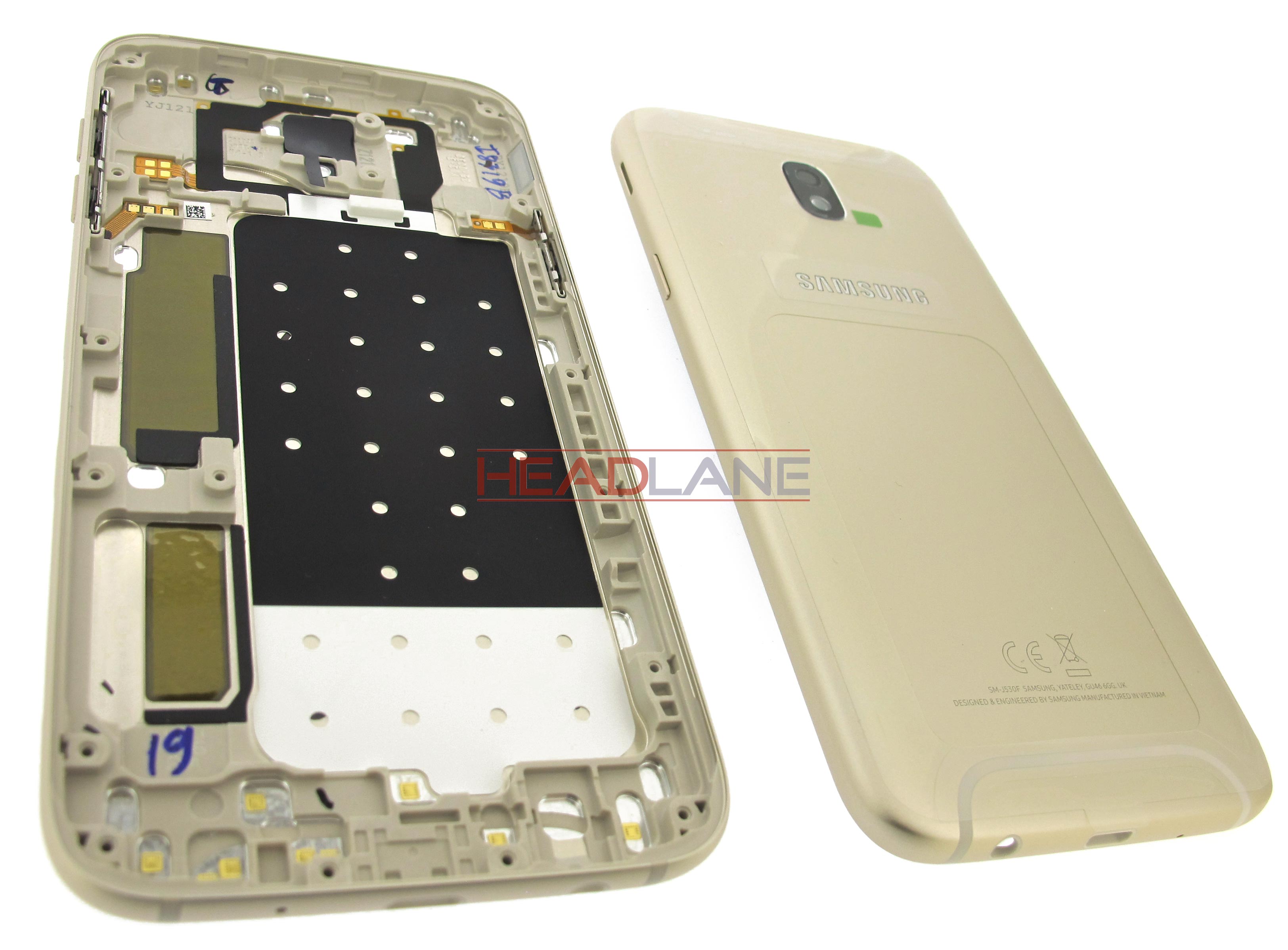 Samsung SM-J530 Galaxy J5 (2017) Battery Cover - Gold