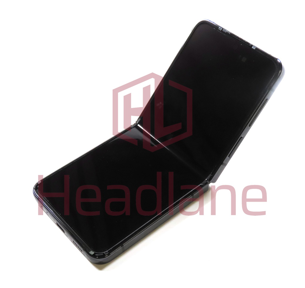 Samsung SM-F721 Galaxy Z Flip4 5G LCD Display / Screen + Touch + Battery - Graphite