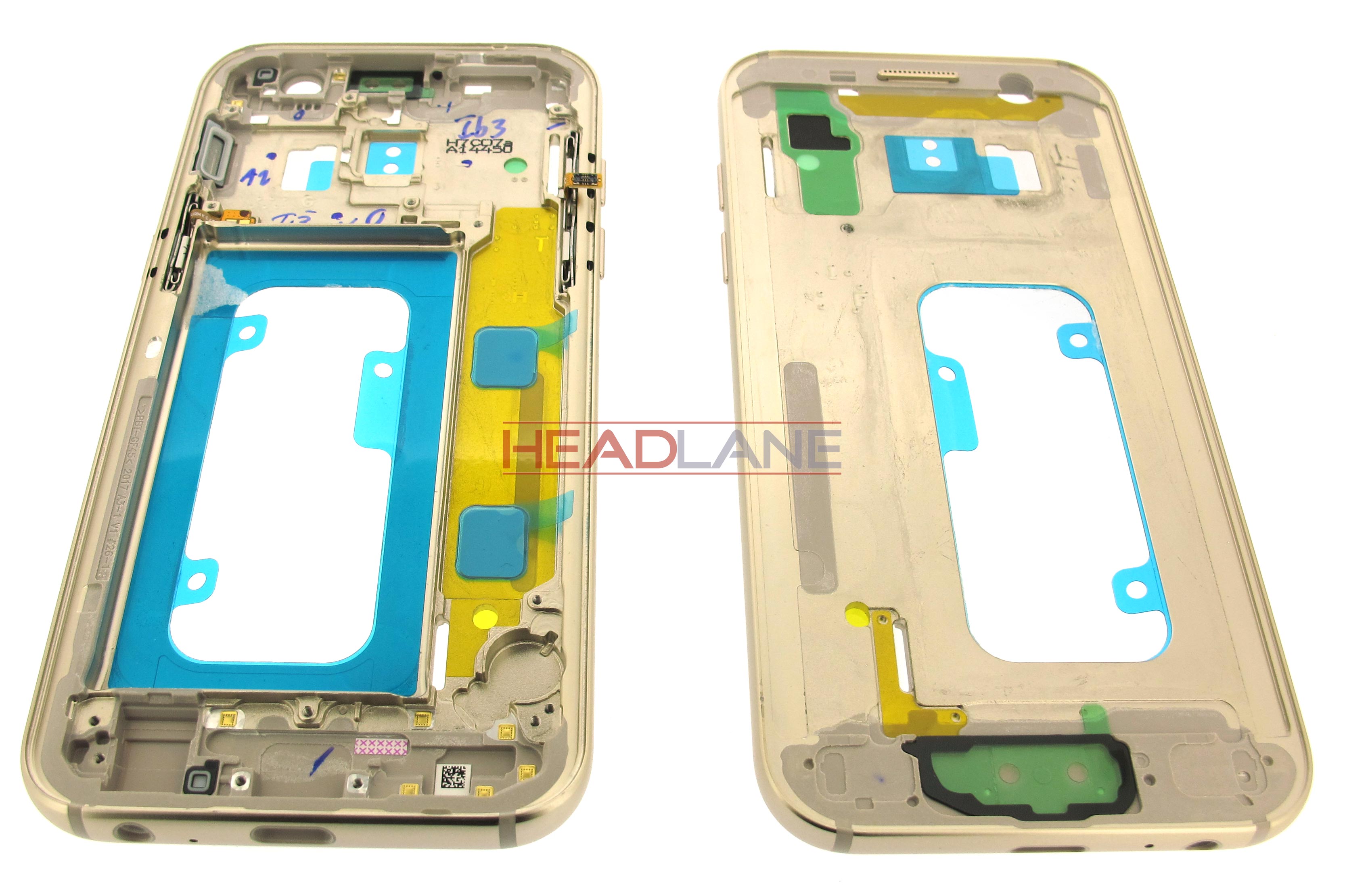 Samsung SM-A320 Galaxy A3 (2017) Middle Cover/Chassis - Gold
