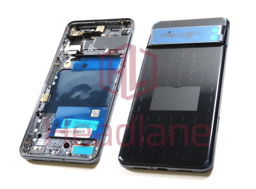 Google Pixel 8 Pro Back / Battery Cover - Black / Obsidian