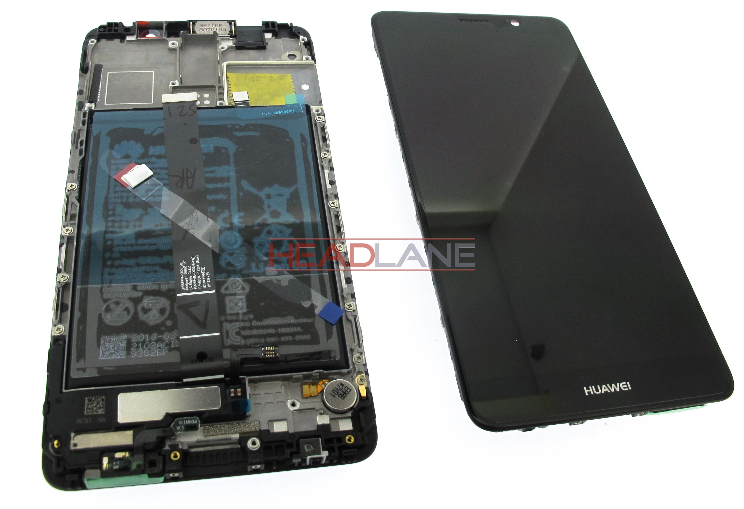 Huawei Mate 9 LCD / Touch + Battery Assembly - Black