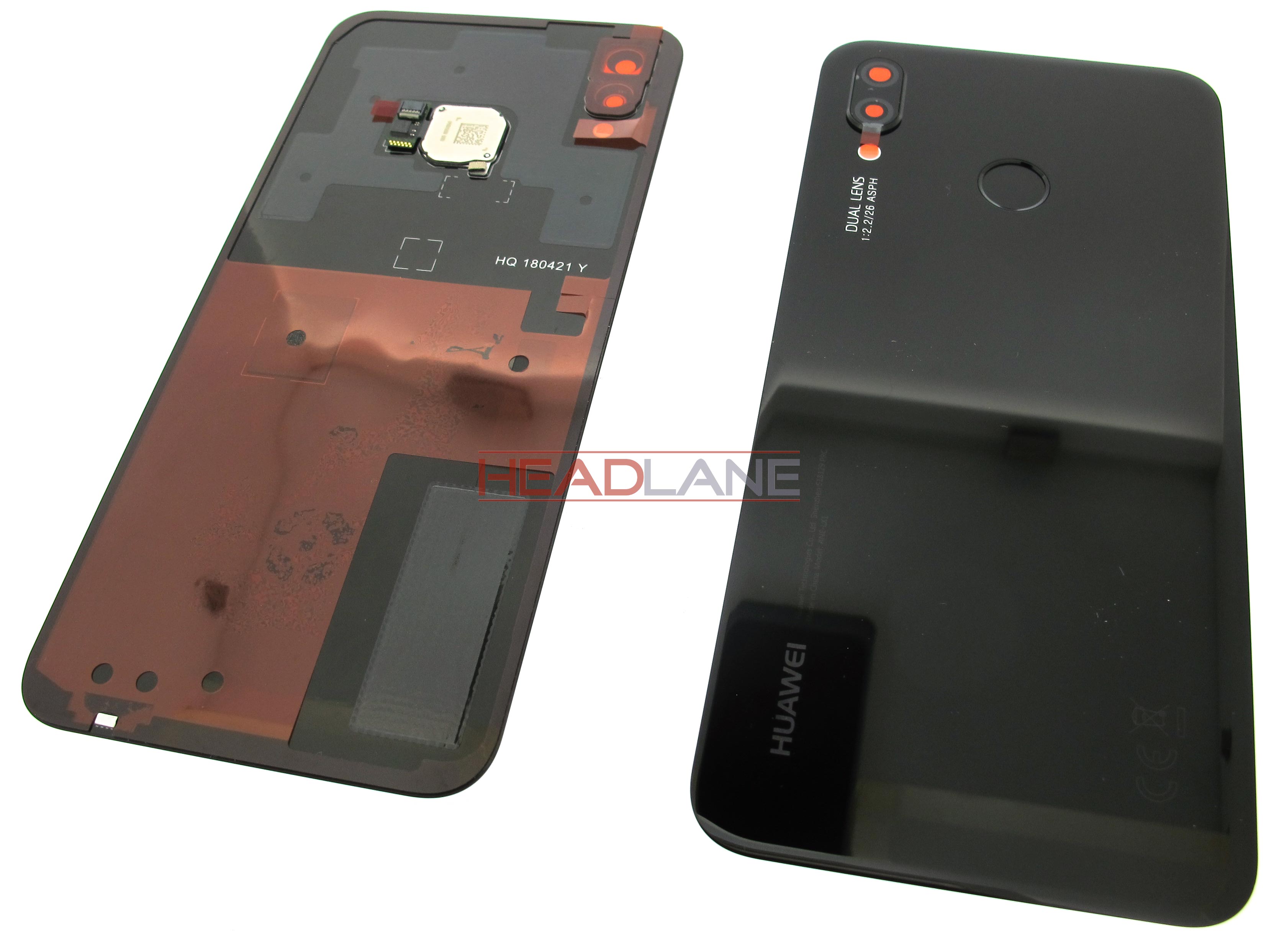 Huawei P20 Lite Back / Battery Cover - Black