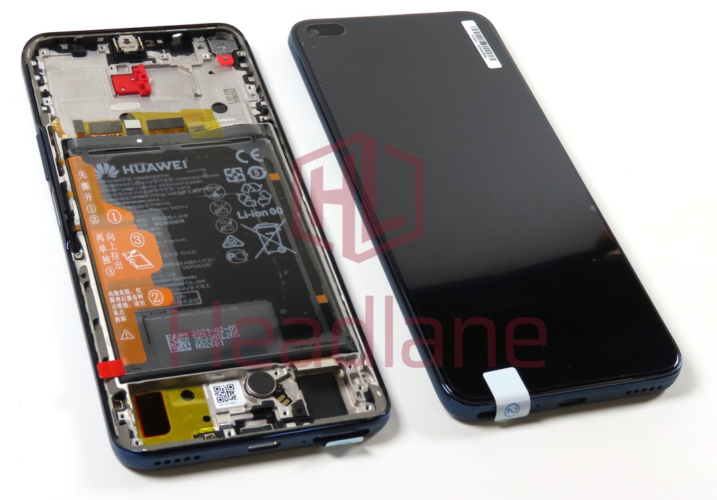 Huawei nova 8i LCD Display / Screen + Touch + Battery - Blue