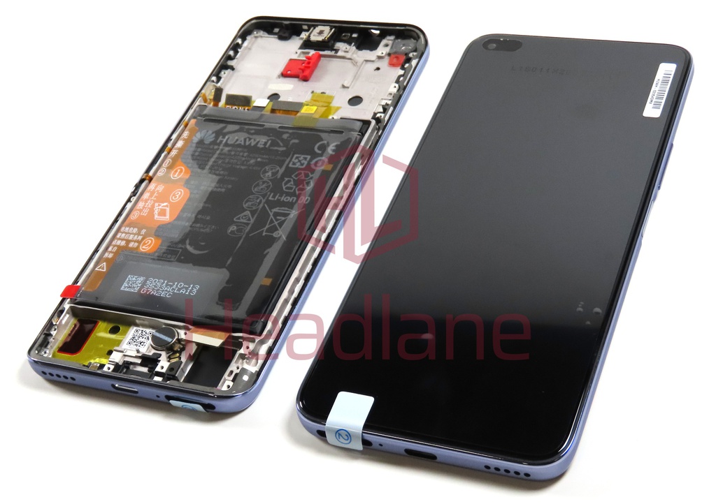 Huawei nova 8i LCD Display / Screen + Touch + Battery - Silver