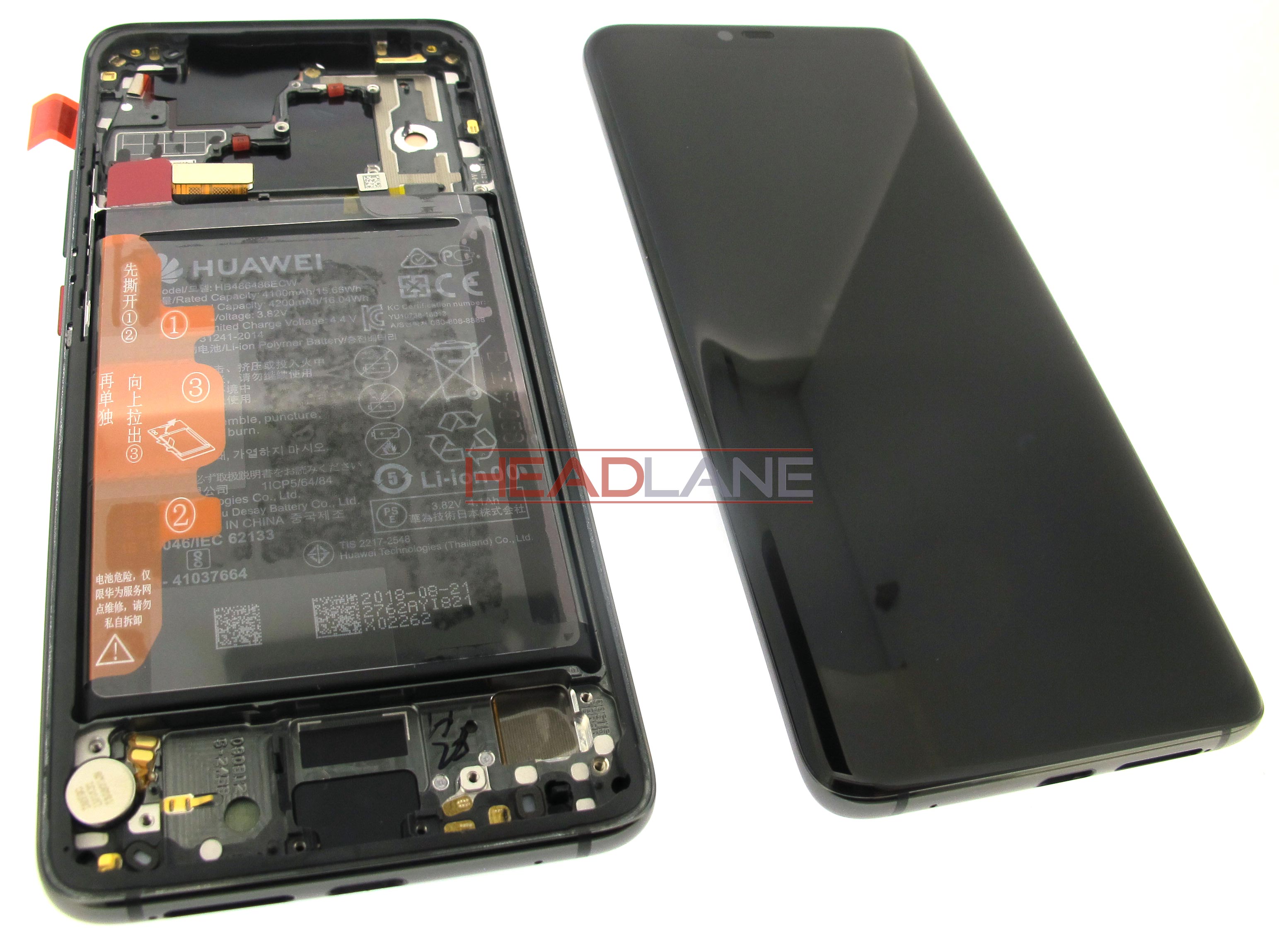 Huawei Mate 20 Pro LCD / Touch + Battery Assembly - Black