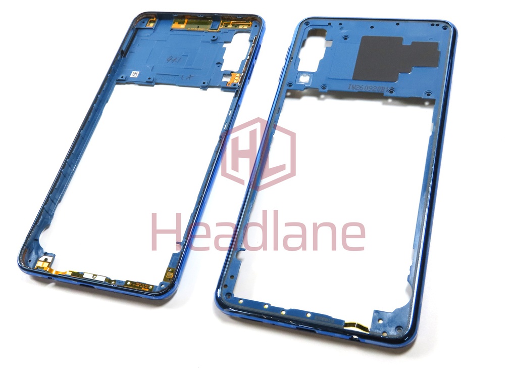 Samsung SM-A750 Galaxy A7 (2018) Middle Cover / Chassis - Blue