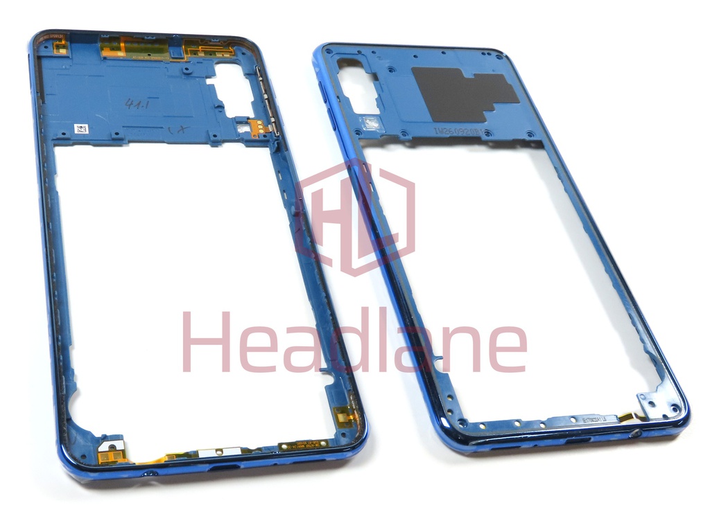 Samsung SM-A750 Galaxy A7 (2018) Middle Cover / Chassis - Blue