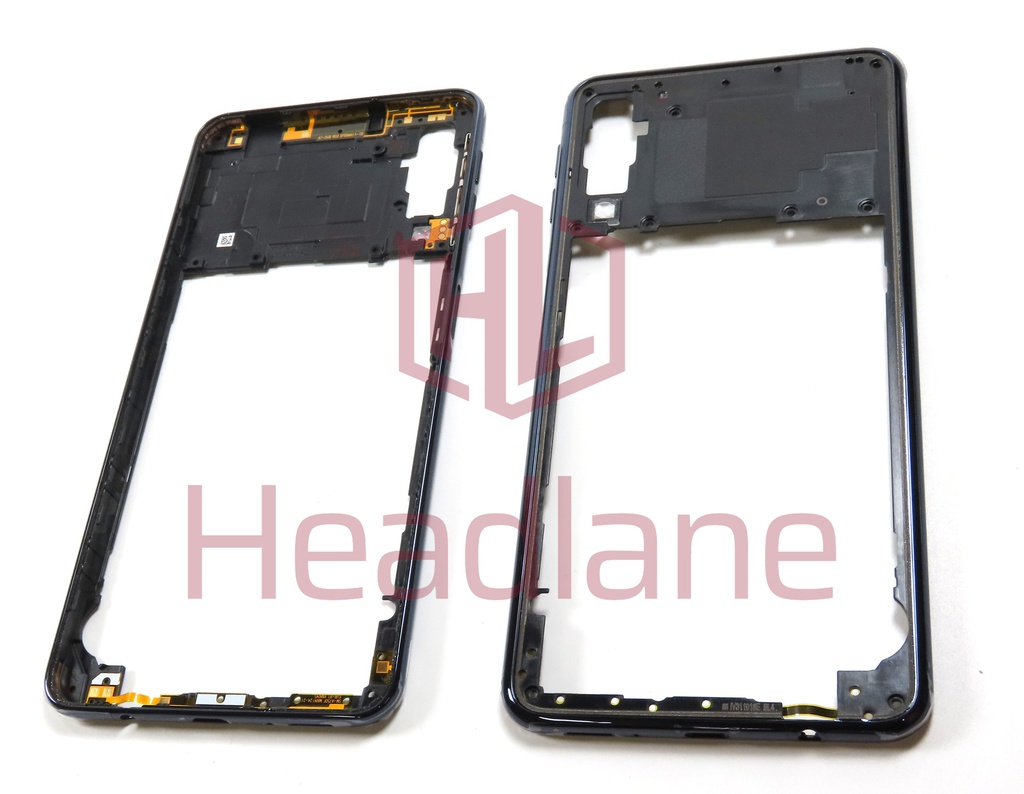 Samsung SM-A750 Galaxy A7 (2018) Middle Cover / Chassis - Black