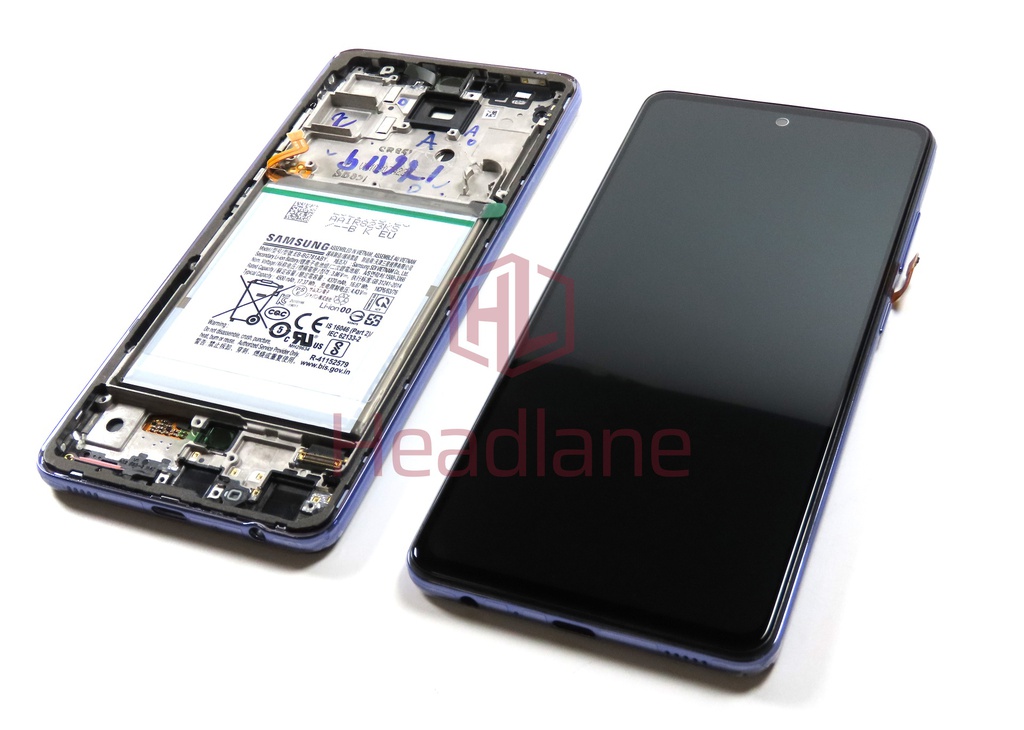 Samsung SM-A525 A526 Galaxy A52 4G A52 5G LCD Display / Screen + Touch + Battery - Violet