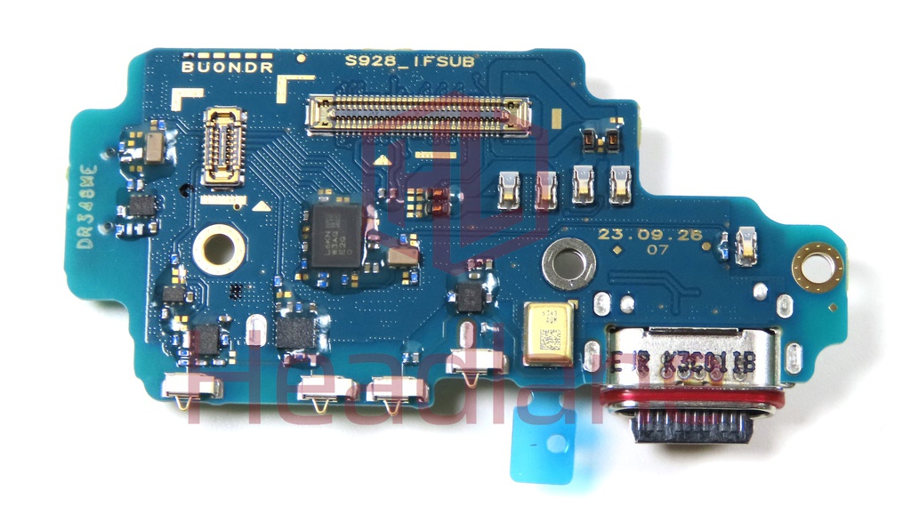 Samsung SM-S928 Galaxy S24 Ultra Charging Port Flex + SIM Card Reader