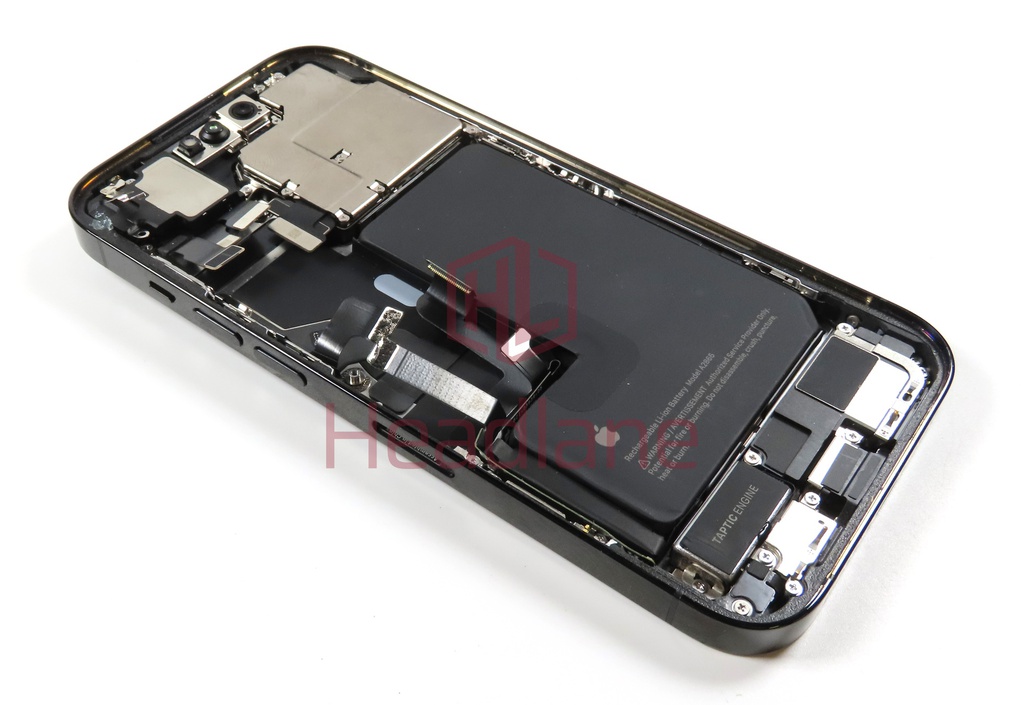 iPhone 14 Pro Back / Battery Cover + Small Parts - Black (Pulled - Grade A)