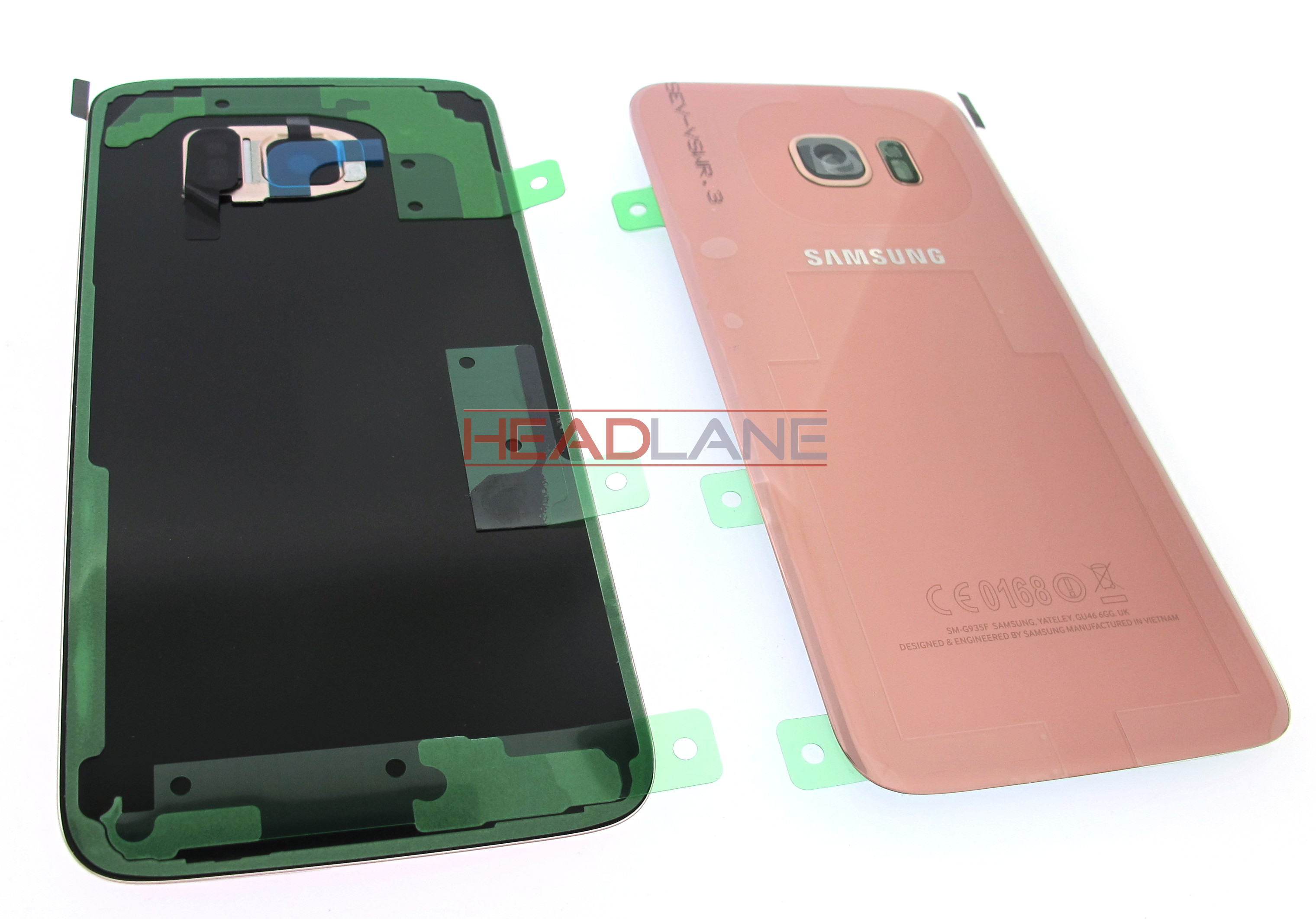 Samsung SM-G935F Galaxy S7 Edge Battery Cover - Pink Gold