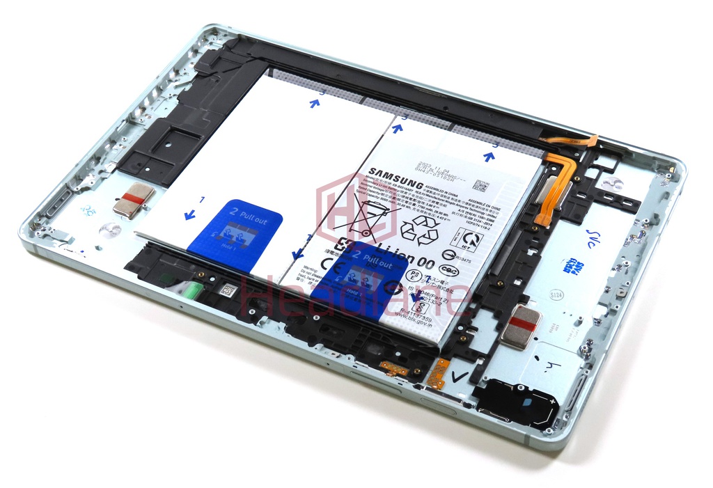 Samsung SM-X510 X516 Galaxy Tab S9 FE (WiFi/5G) Back / Battery Cover + Battery - Mint