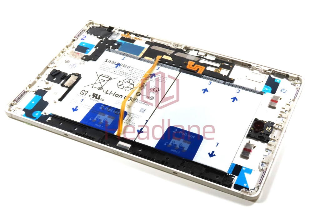 Samsung SM-X810 X816 Galaxy Tab S9+ WiFi / 5G Back / Battery Cover + Battery - Cream