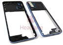 Motorola XT2363 Moto G34 5G Middle Cover / Chassis / Frame - Blue