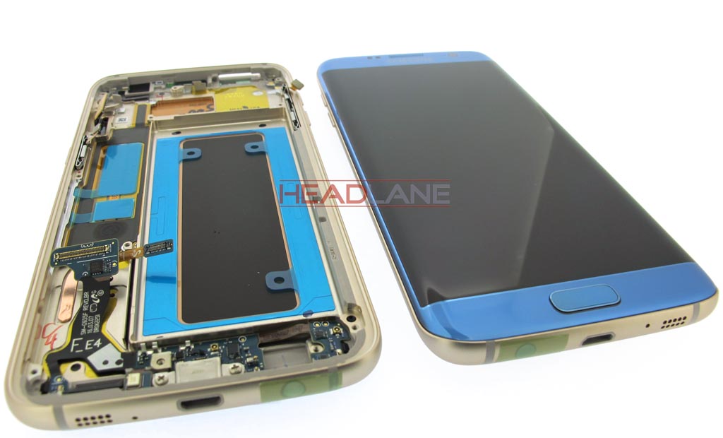 Samsung SM-G935F Galaxy S7 Edge LCD / Touch - Coral Blue