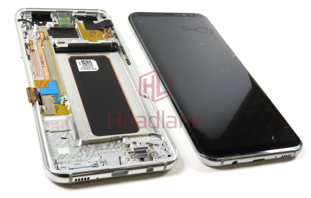 Samsung SM-G955 Galaxy S8+ LCD Display / Screen + Touch - Silver (Brown Box)