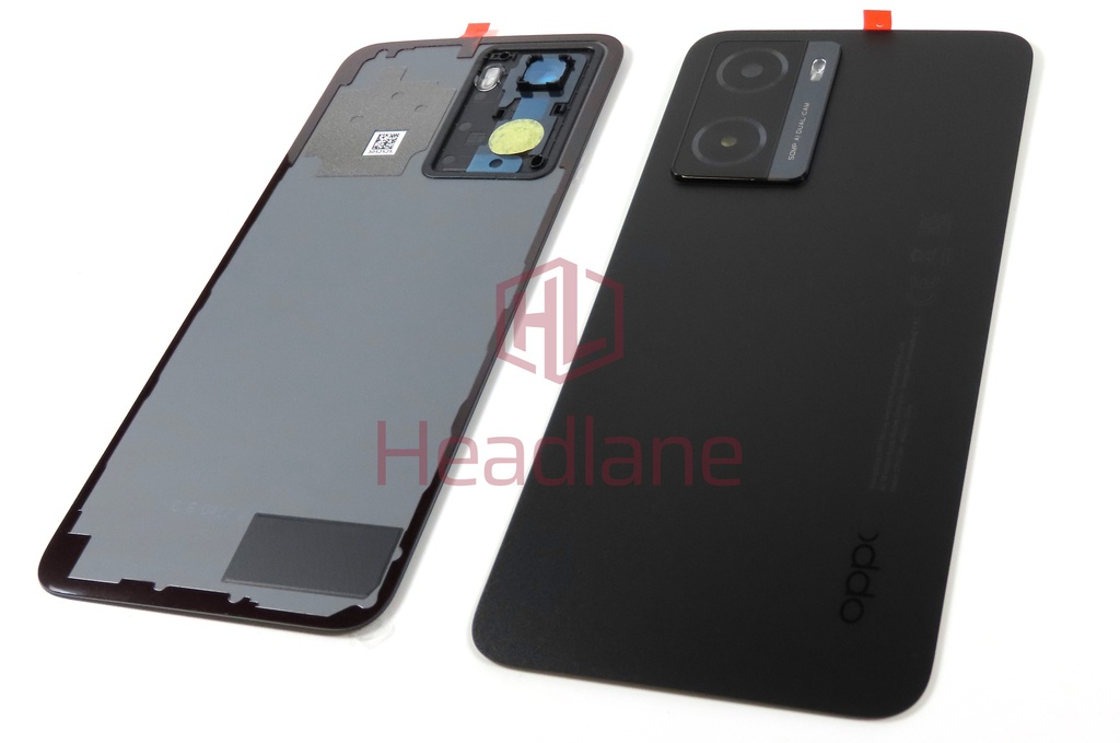 Oppo CPH2385 A57s / A77 Back / Battery Cover - Black