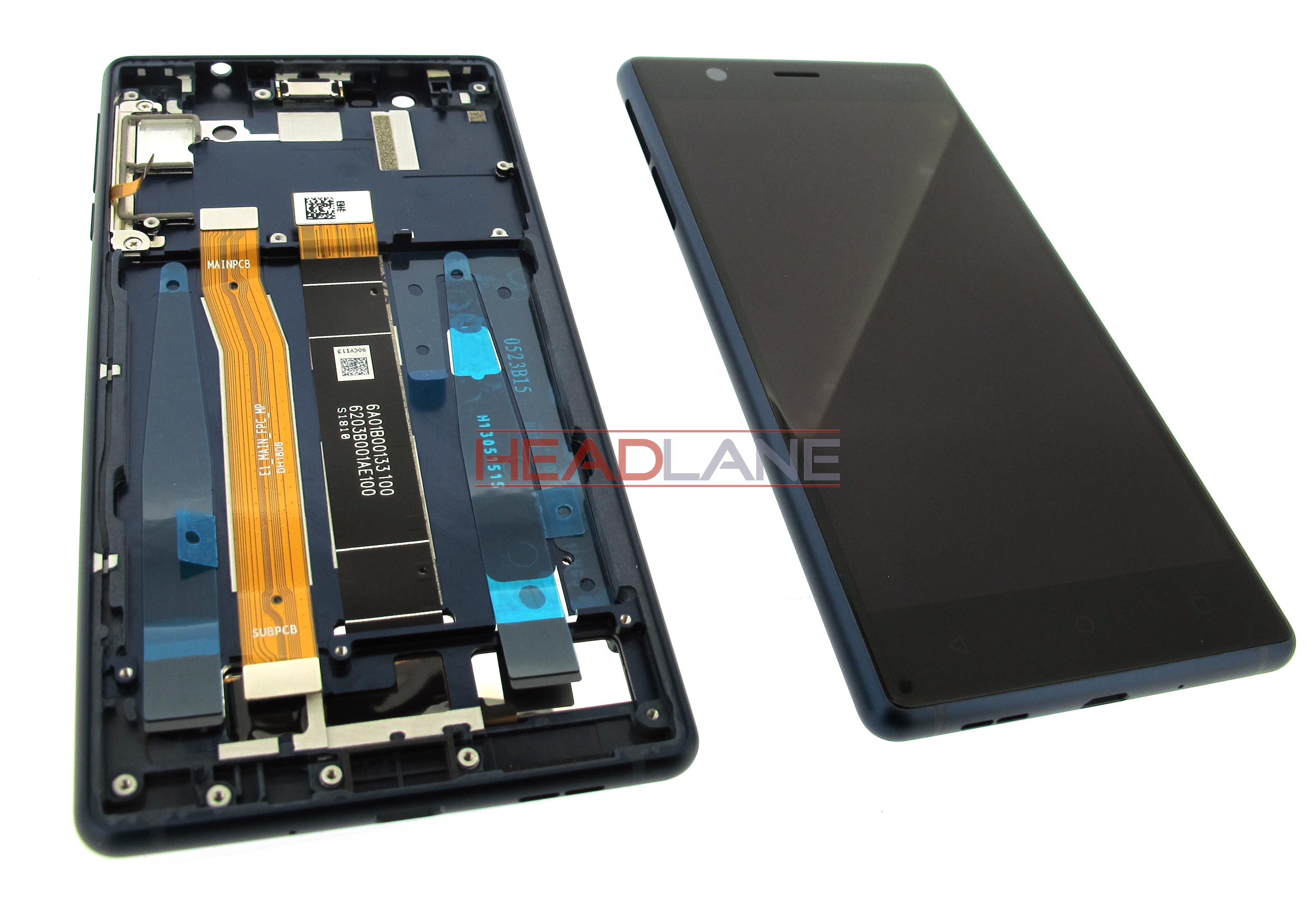 Nokia 3 LCD / Touch - Blue (Type B - Single SIM)