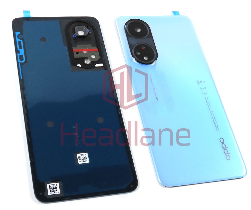Oppo CPH2529 A98 5G Back / Battery Cover - Blue