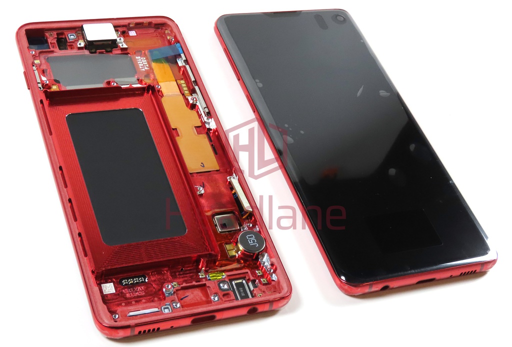 Samsung SM-G973 Galaxy S10 LCD Display / Screen + Touch - Cardinal Red (No Box)