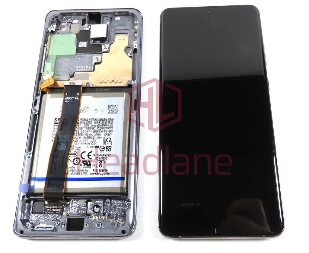 Samsung SM-G988 Galaxy S20 Ultra LCD Display / Screen + Touch + Battery - Grey  (No Camera)