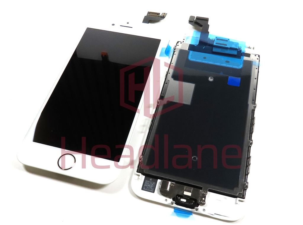 Apple iPhone 6S LCD Display / Screen + Touch - White (Original / Service Stock) *Home button not usable*