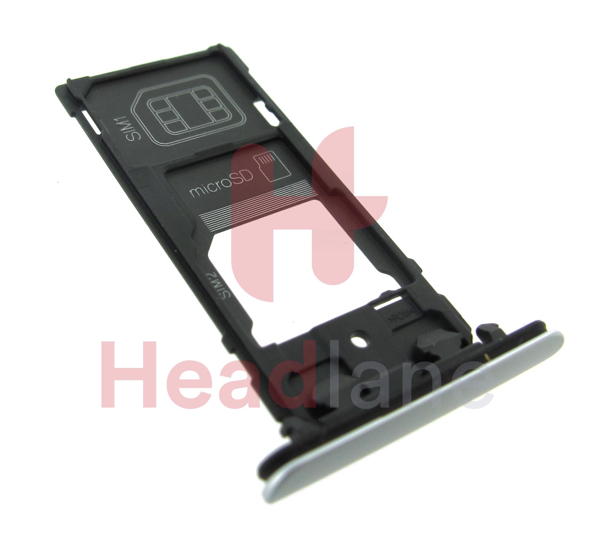 Sony H8324 Xperia XZ2 Compact DUAL SIM Card Tray - Silver
