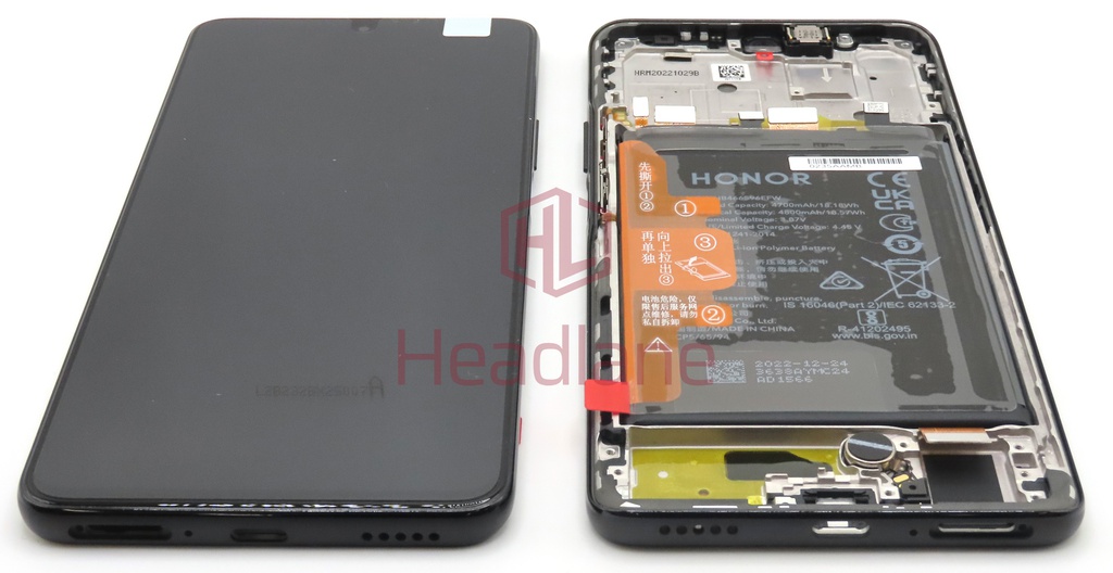 Honor Magic4 Lite / X9 5G LCD Display / Screen + Touch + Battery Assembly - Black